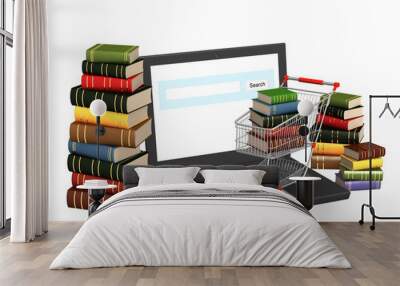 Books online Wall mural