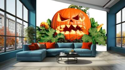 Halloween Pumpkin Jack o Lantern Wall mural