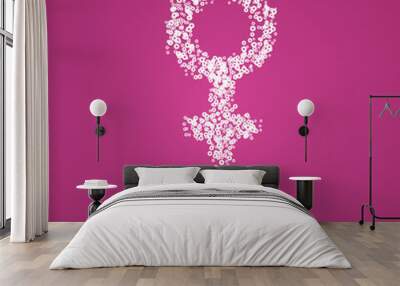 international women's day. march 8 Wall mural