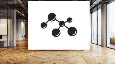 molecule icon template color editable. molecule symbol vector sign isolated on white background illustration for graphic and web design. Wall mural