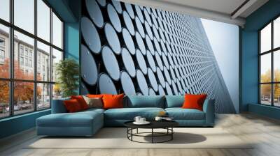 futuristic office building. Wall mural