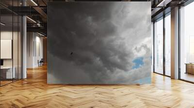 dramatic sky with clouds Wall mural