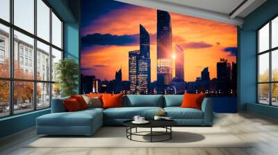 supernatural sunset Wall mural