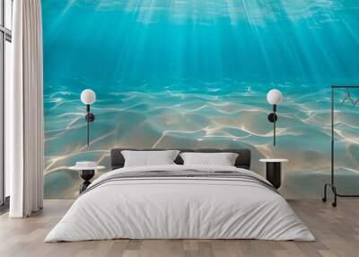 under water light, AI generated Wall mural