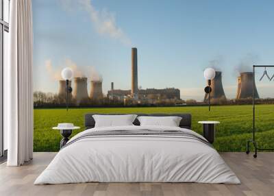 UK Coal Fired Power Station Wall mural