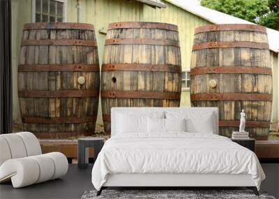 Wine Barrels Wall mural