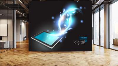 Tablet Design 4 Wall mural