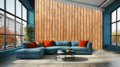 wood plank for texture background Wall mural