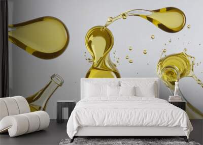 Edible Oil Backgrounds Materials   colorful background Wall mural