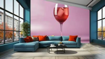 glass of wine Wall mural