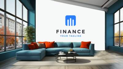 finance logo template for all business	 Wall mural