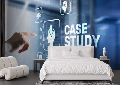 case study education concept. analysis of the situation to find a solution Wall mural