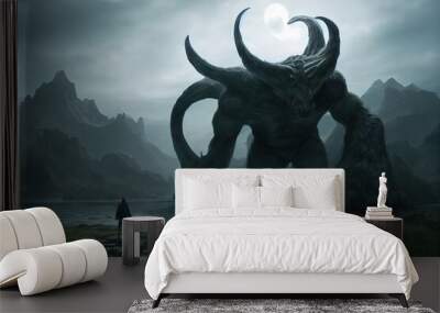 fantasy giant monster in concept Norse Mythology Wall mural