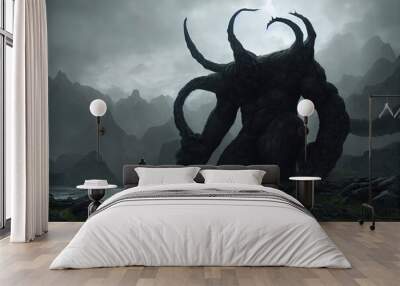 fantasy giant monster in concept Norse Mythology Wall mural