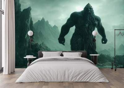 fantasy giant monster in concept Norse Mythology Wall mural