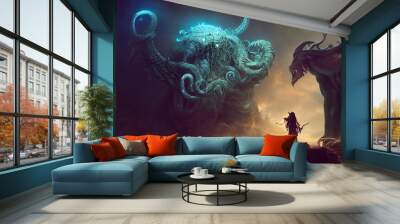 fantasy giant monster in concept Norse Mythology Wall mural