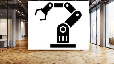 Solid vector icon for robotic arms which can be used various design projects. Wall mural