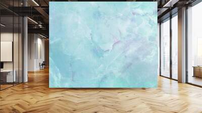 Background and texture of blue marble. Panorama. Banner. Wall mural