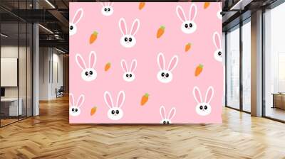 Rabbit background  Wall mural