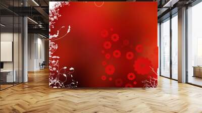 deep red fantasy no.2 Wall mural