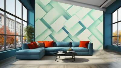 Abstract Geometric wallpaper background banner design concept with bright colors and sharp shapes Wall mural