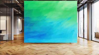 Green and blue Abstract wallpaper background art backdrop Wall mural