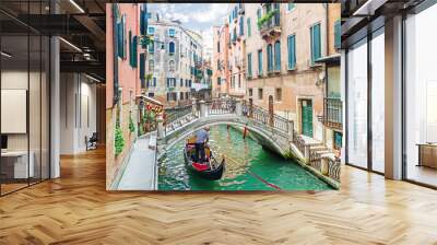 Canal in Venice, Italy Wall mural