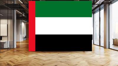 United Arab Emirates Flag Wall mural