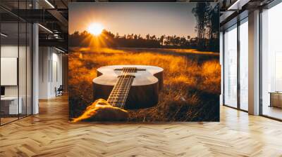 Guitar Strings Wall mural