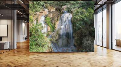 Neer Garh waterfall in Rishikesh, India Wall mural