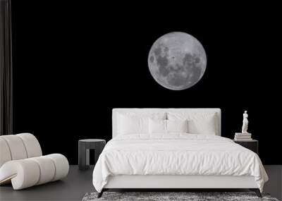 Moon in close up Wall mural