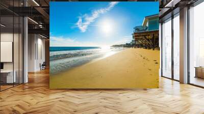 Beach house in Malibu Wall mural