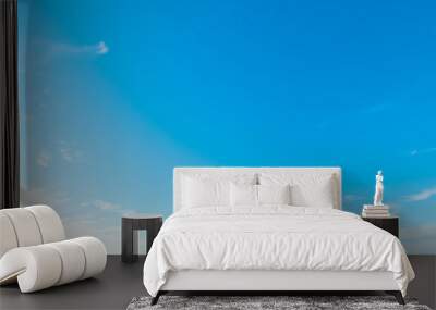 Blue sky and white clouds in California Wall mural