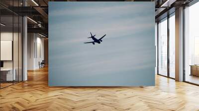 airplane in the sky Wall mural