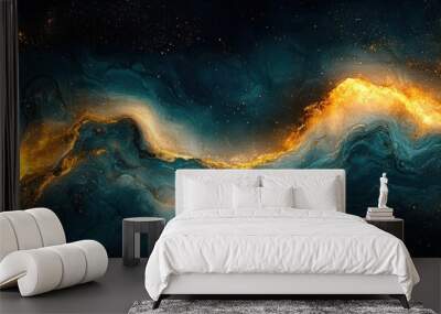 Cosmic Abstract Art Wall mural