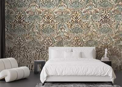 pattern with ornament Wall mural