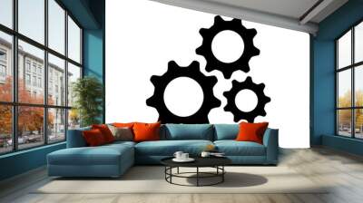 gear setting logo icon vector Wall mural