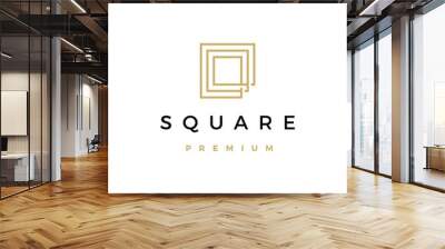 square logo vector icon illustration Wall mural