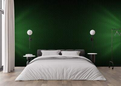 Green metal plating Wall mural