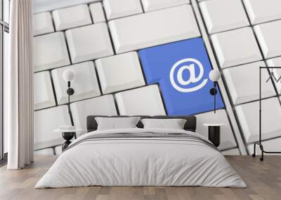 Internet domain, website and email icon Wall mural