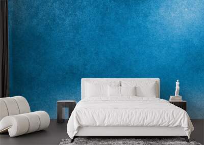 vintage classic blue texture of paper background with copy space for text or image Wall mural