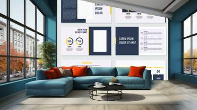 best business template design, clean theme concept Wall mural