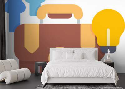 Growth Icon Wall mural