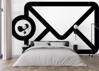 Message Approved Icon Wall mural