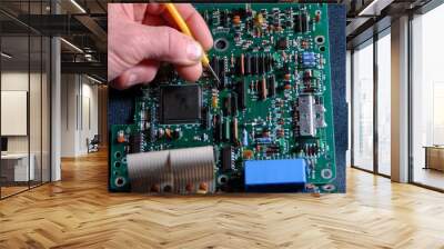 circuit board repair 4 Wall mural