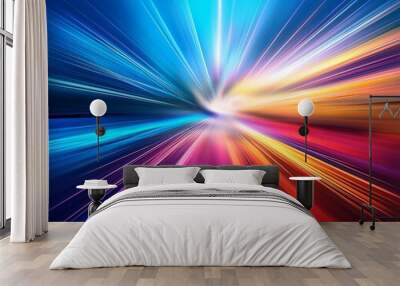 colorful abstract background motion dynamic background Wall mural