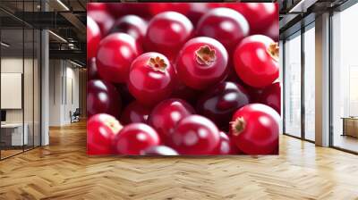 cranberries clipping path white background Wall mural