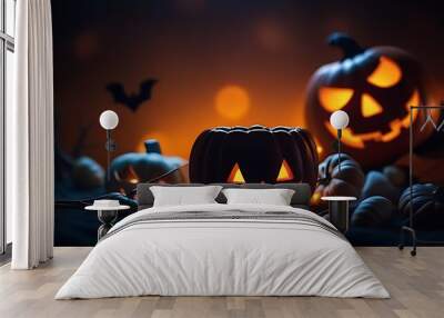 halloween banner background concept Wall mural