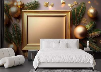 holiday picture frame space photo decoration Wall mural