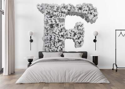 Capital letter F Wall mural